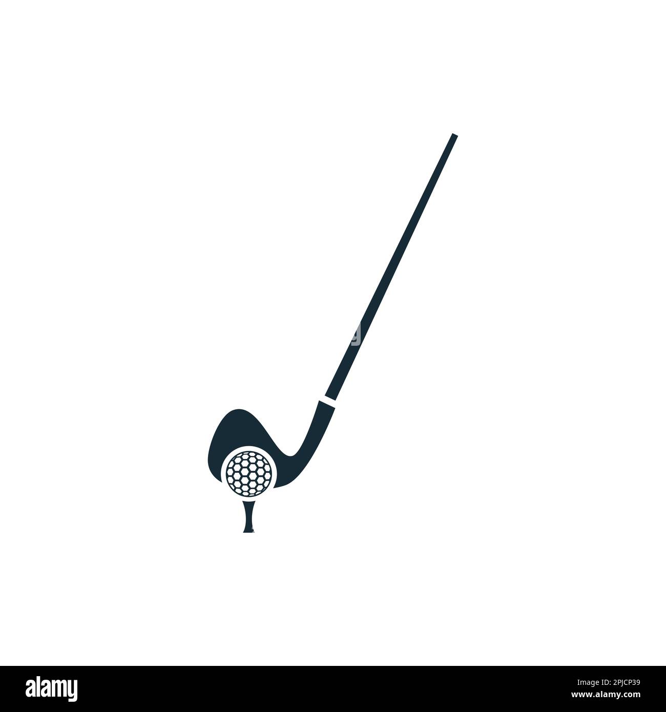 Golf Sport Icon Design Template Elements Stock Vector