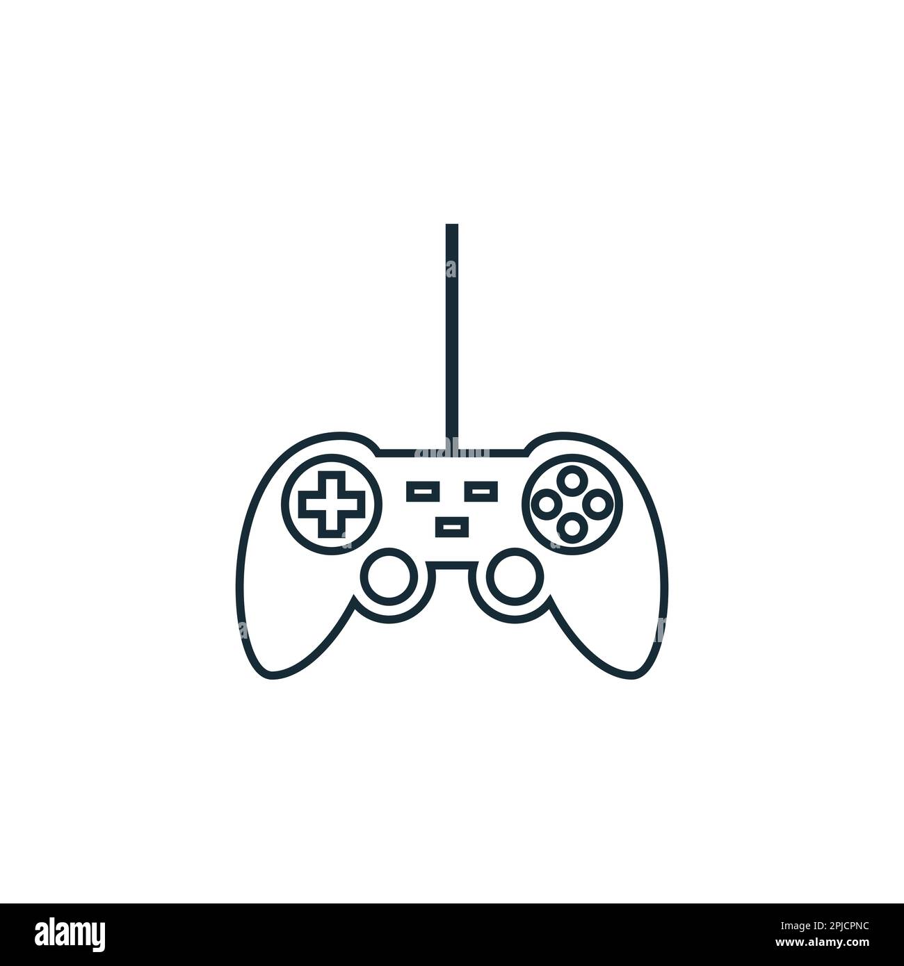Game Joystick Icon Design Template Elements Stock Vector Image & Art ...