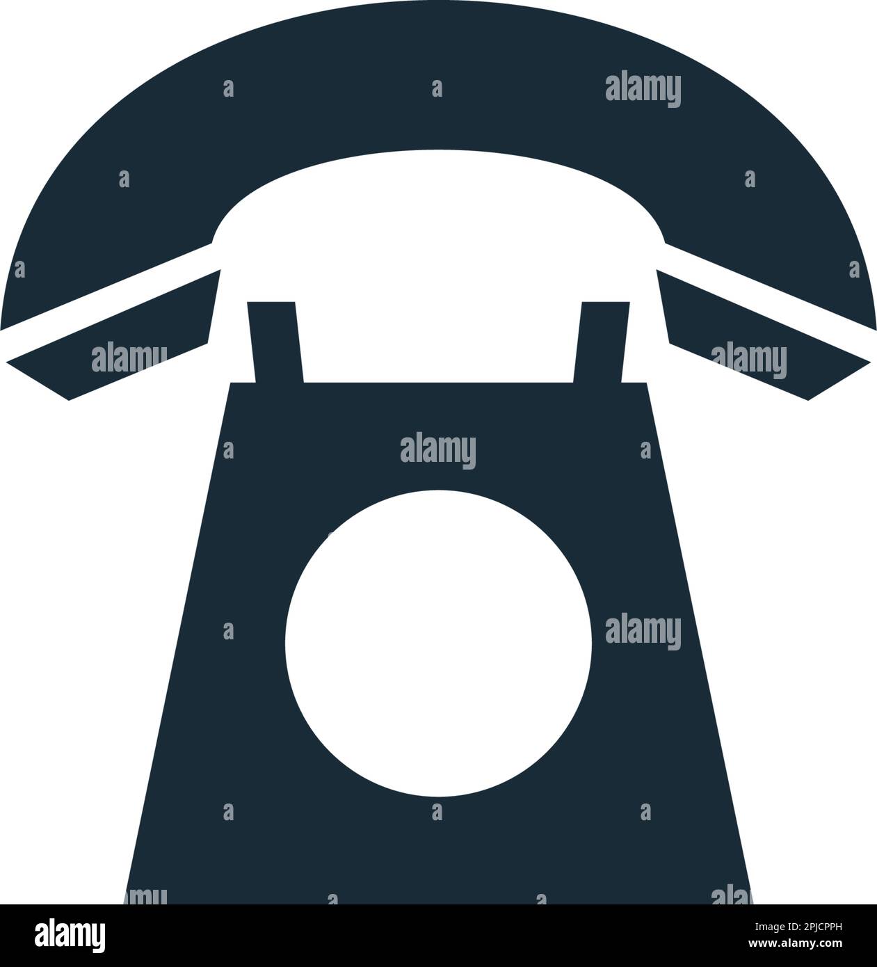 Phone Icon Vector Logo Template Illustration Design Stock Vector