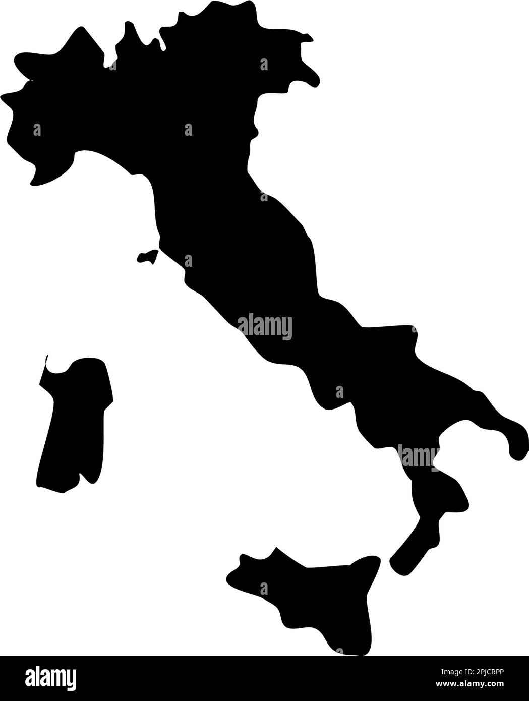Italy, Europe Countries Map Vector Icon Template Illustration Design ...