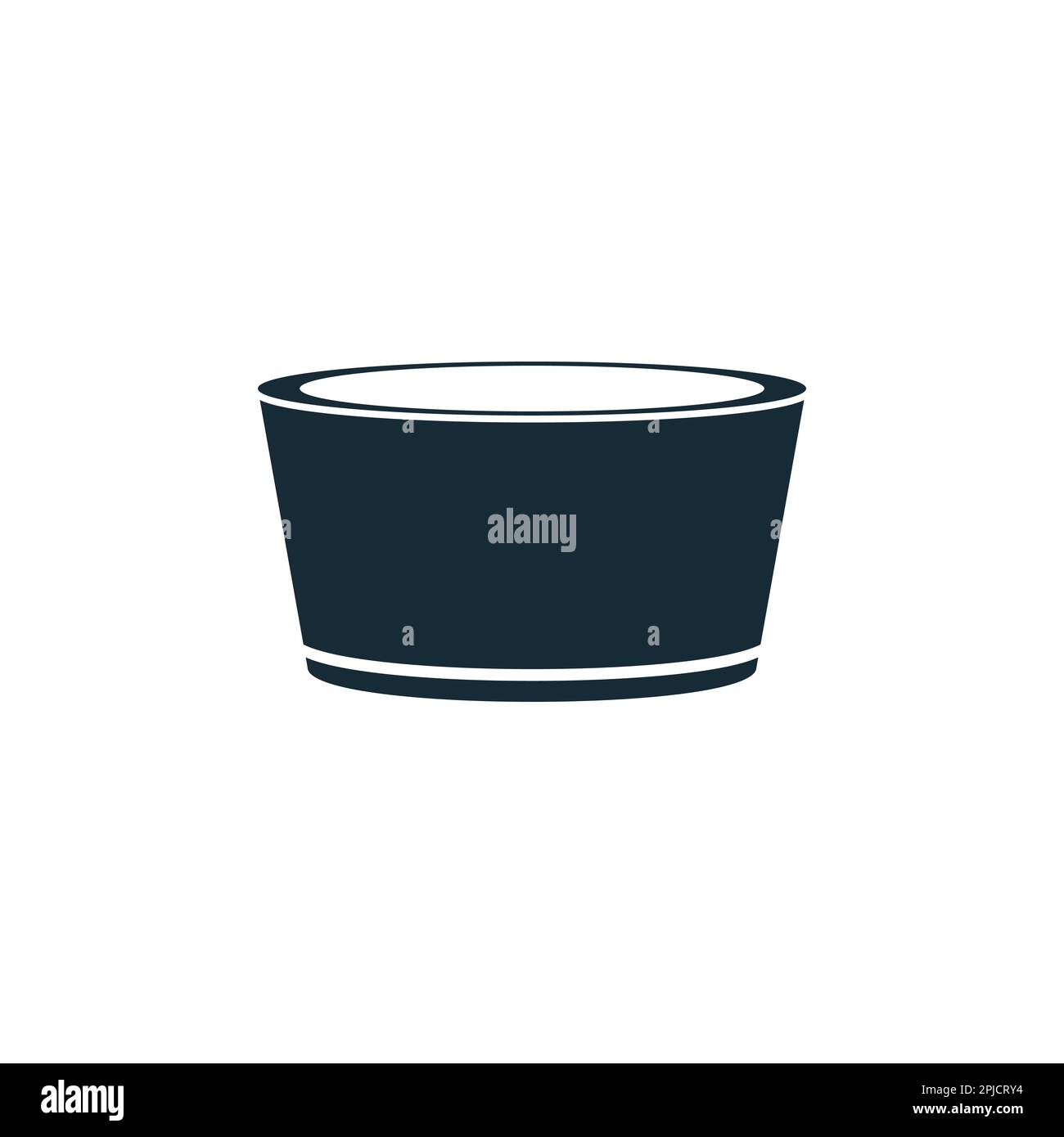 Bowl Icon Design Template Elements Stock Vector