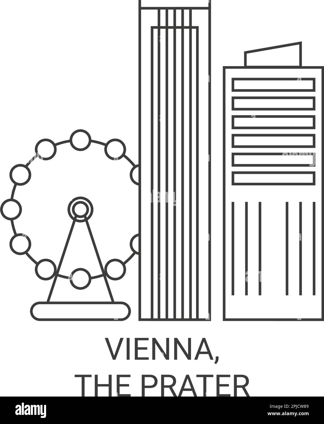 Amusement park vienna prater Stock Vector Images Alamy