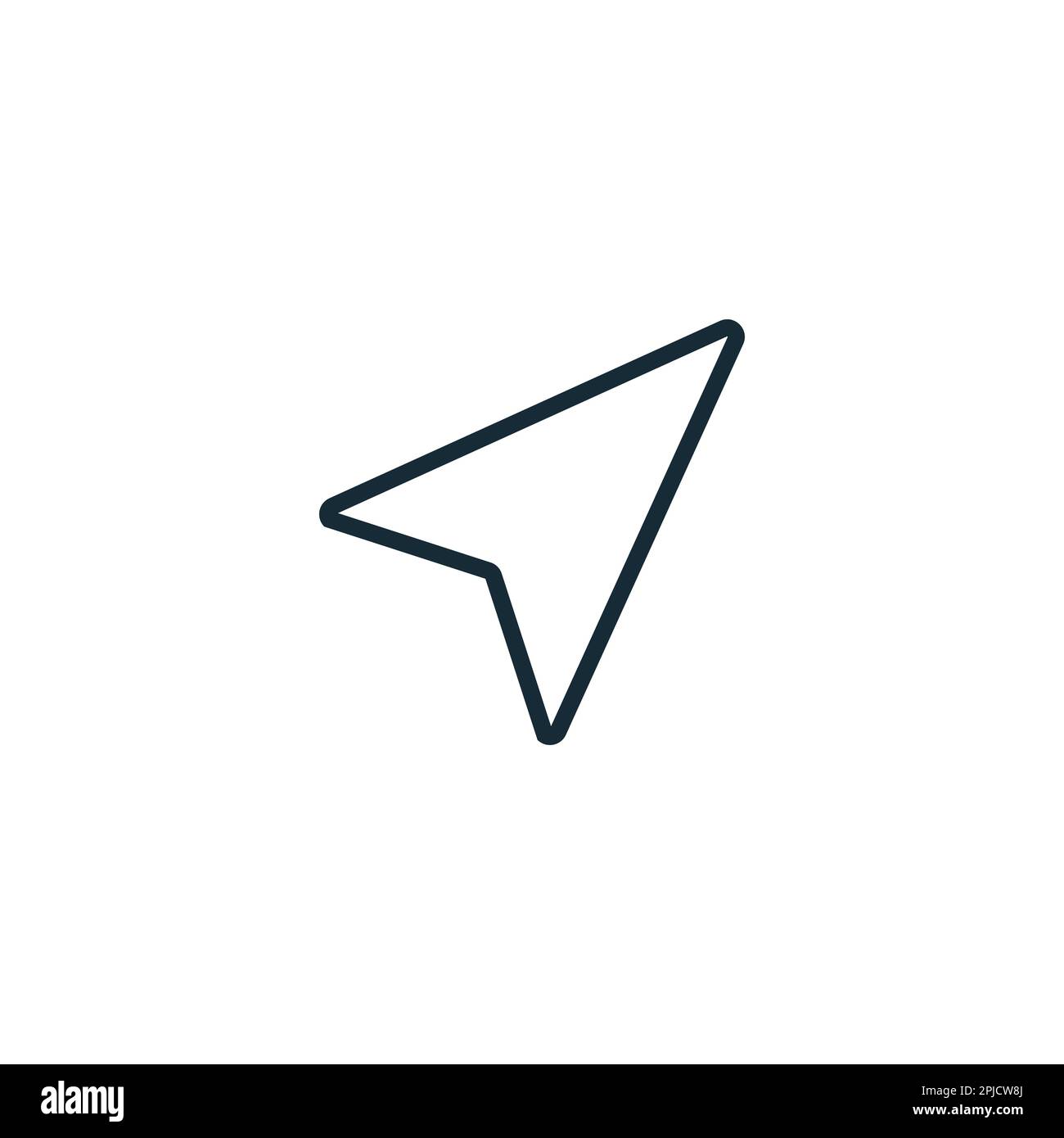 Arrow Pointer Icon Design Template Elements Stock Vector