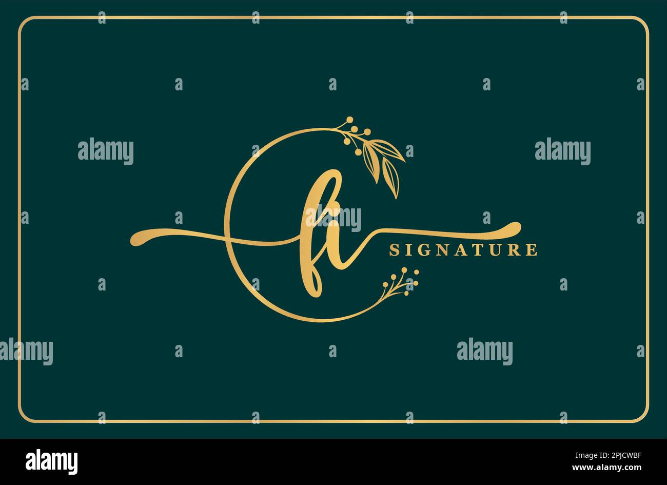 Premium Vector  Luxury gold signature initial lv logo design isolated leaf  and flower