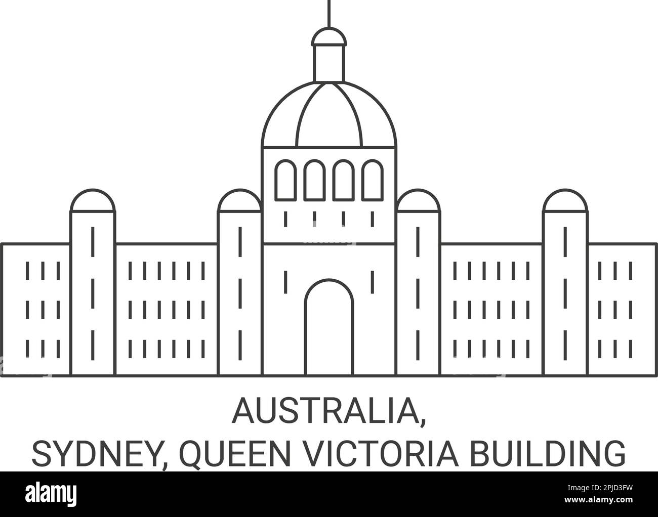 Queen victoria building qvb Stock Vector Images Alamy