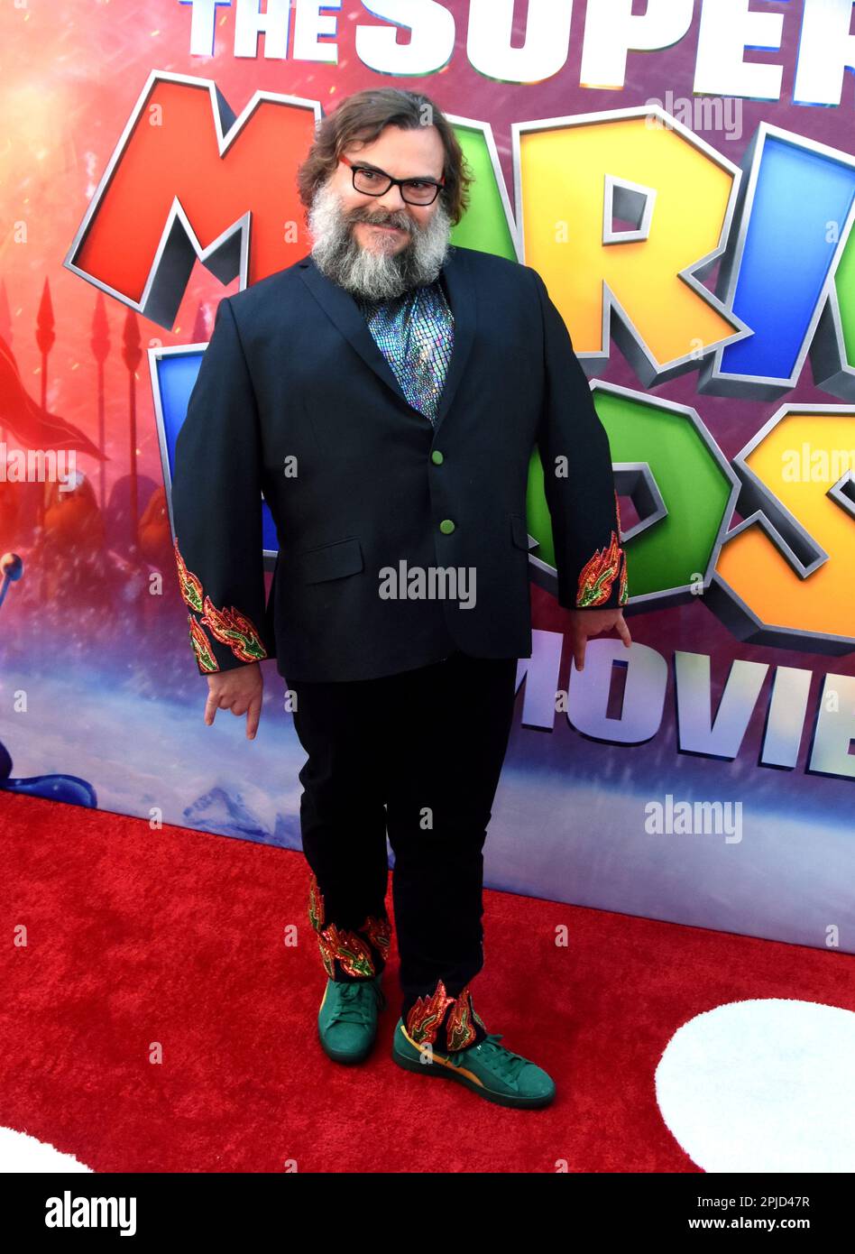 Los Angeles, California, USA 1st April 2023 Actor Jack Black attends a  Special Screening of Universal Pictures' The Super Mario Bros at Regal LA  Live on April 1, 2023 in Los Angeles