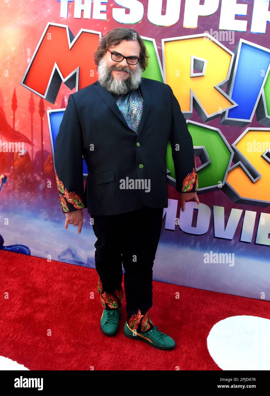 Los Angeles, USA. 01st Apr, 2023. Jack Black arrives at Universal Pictures'  THE SUPER MARIO BROS. MOVIE Special Screening held at the Regal LA Live in  Los Angeles, CA on Saturday, April