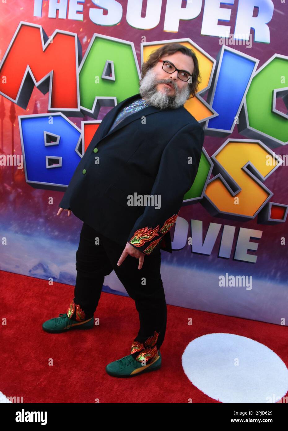 Los Angeles, California, USA 1st April 2023 Actor Jack Black attends a  Special Screening of Universal Pictures' The Super Mario Bros at Regal LA  Live on April 1, 2023 in Los Angeles