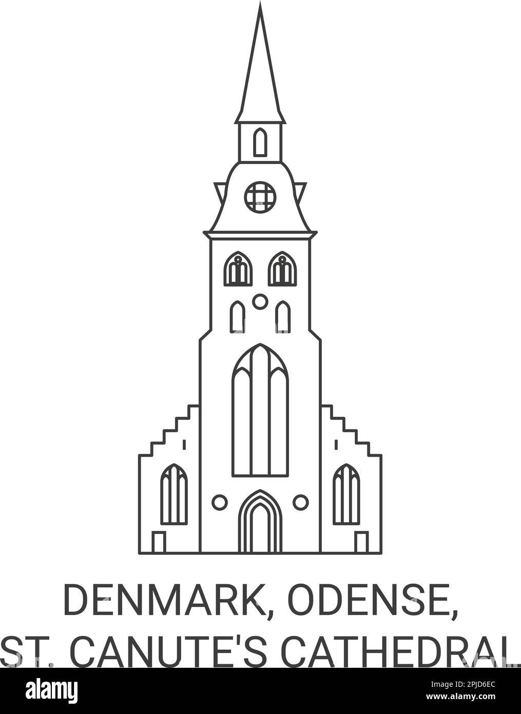 Danish gothic architecture Cut Out Stock Images & Pictures - Alamy