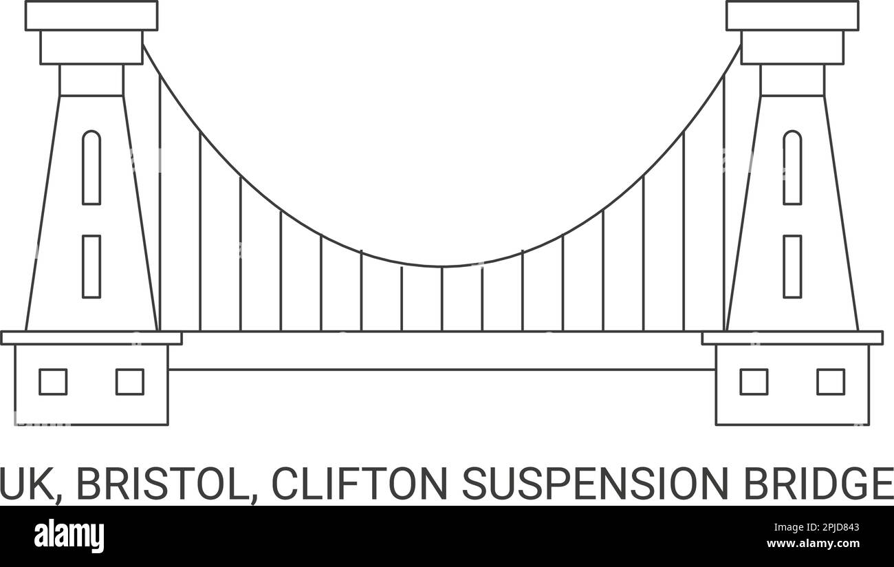 Clifton suspension bridge night Stock Vector Images Alamy