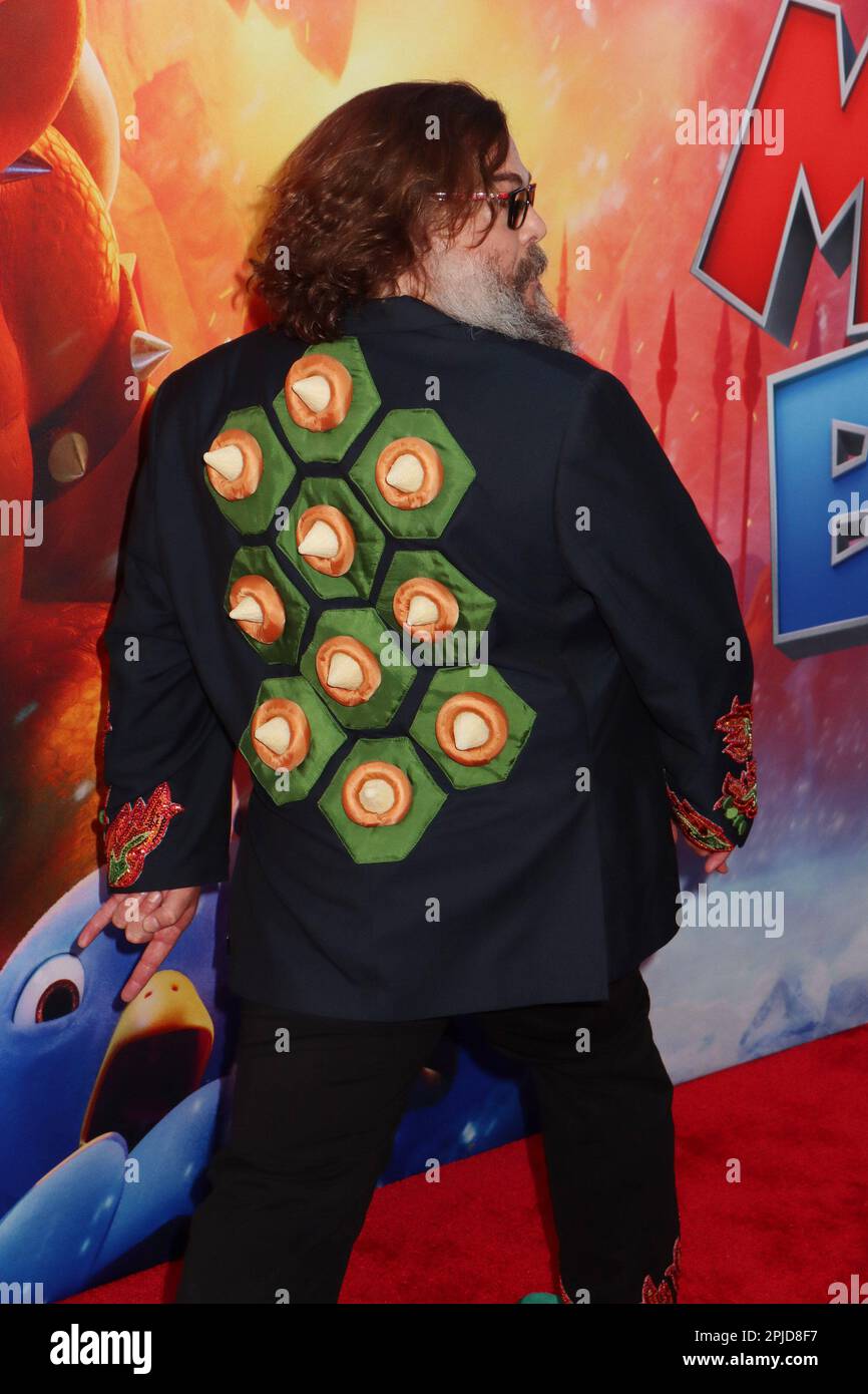 Jack Black at The Super Mario Bros. Movie Special Screening held at the  Regal LA Live, Stock Photo, Picture And Rights Managed Image. Pic.  PLX-34511-058JM