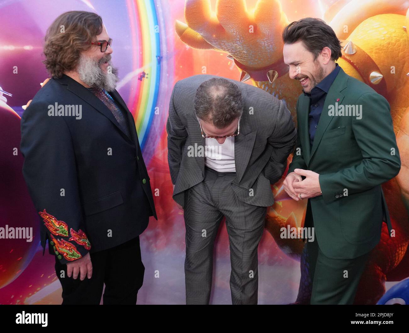 Los Angeles, USA. 01st Apr, 2023. Jack Black arrives at Universal Pictures'  THE SUPER MARIO BROS. MOVIE Special Screening held at the Regal LA Live in  Los Angeles, CA on Saturday, April