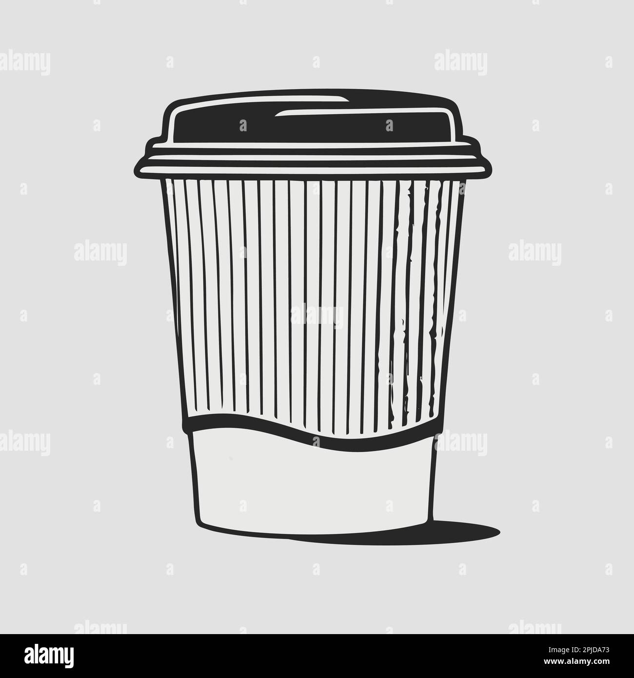 cup of coffee icon vector illustration. hot cup of coffee illustration