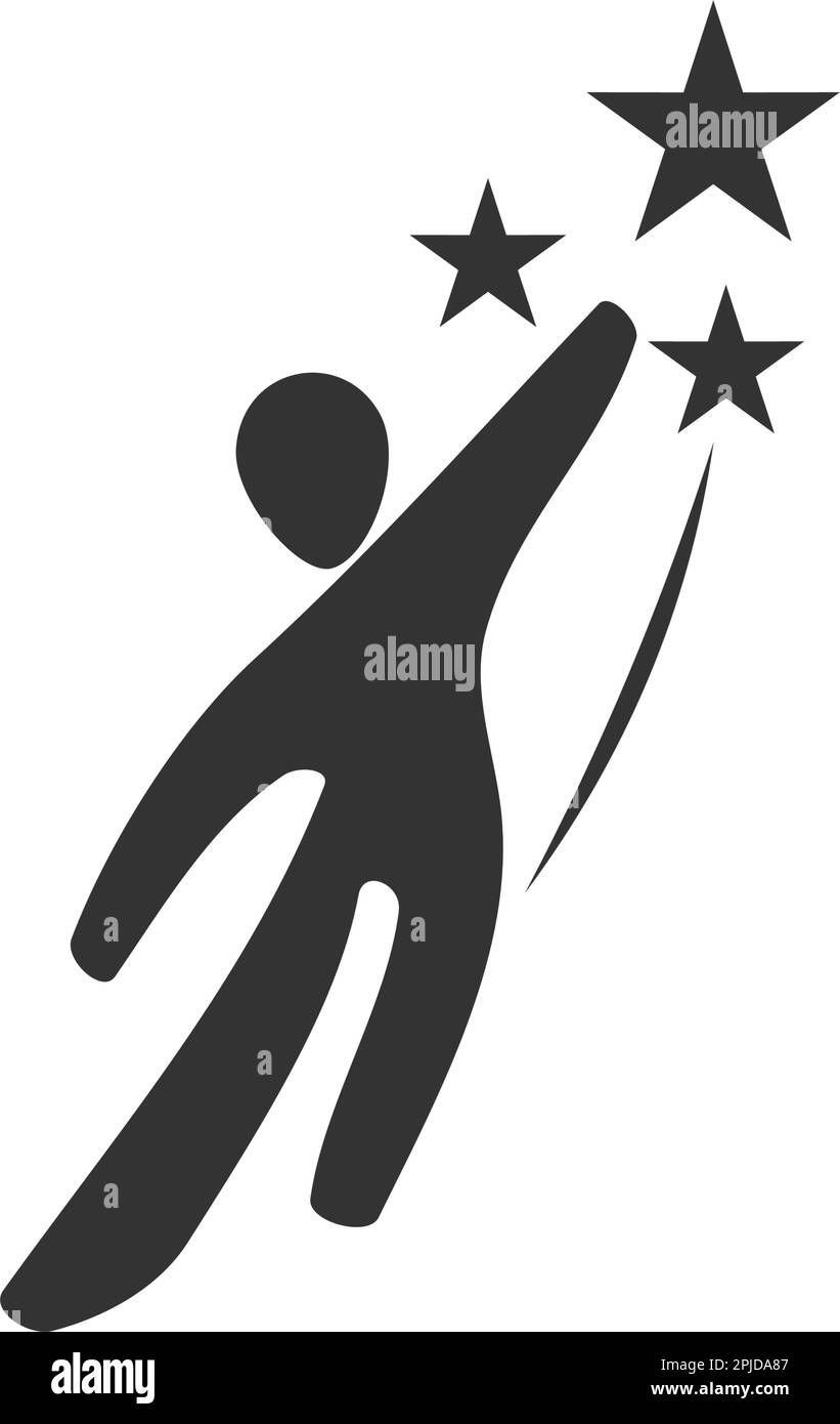reach dream logo. template Icon Illustration Brand Identity. Isolated ...