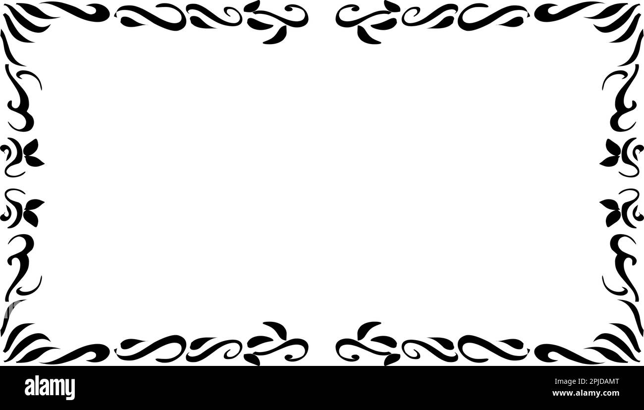 Illustration of a photo frame with a tribal design. Perfect for photo