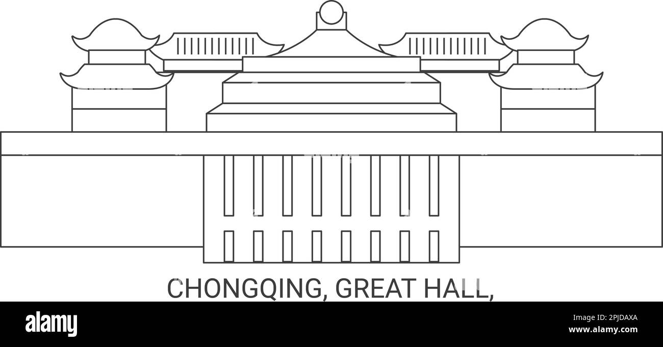 Great hall of the people china Stock Vector Images Alamy