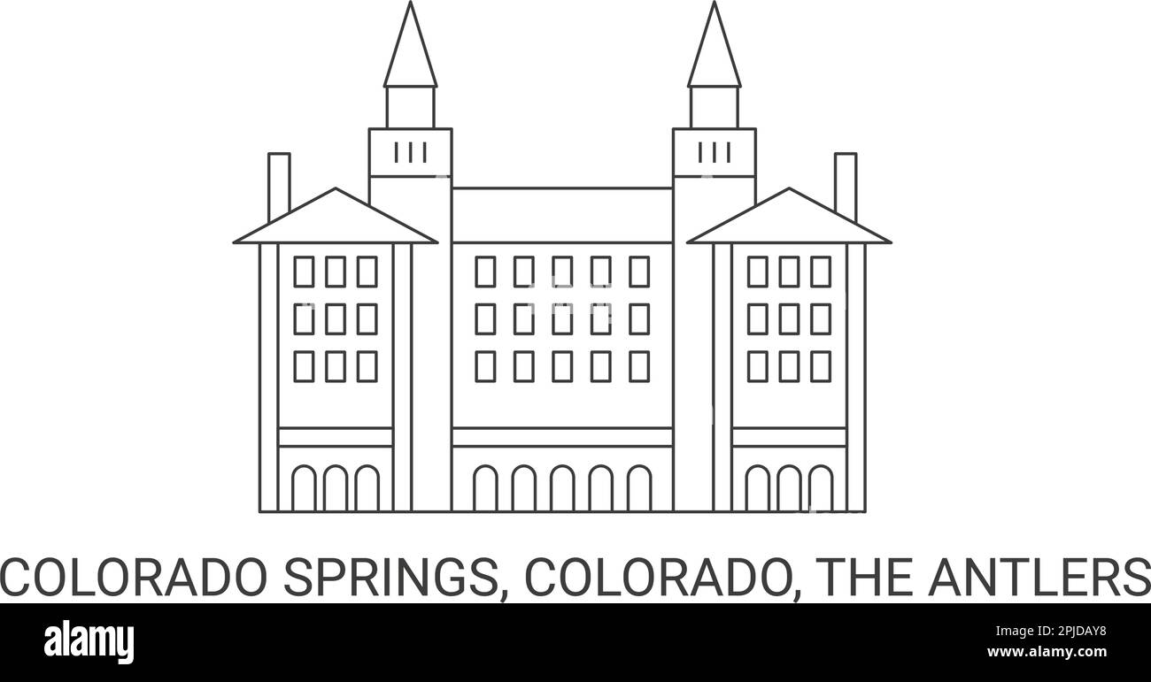 United States, Colorado Springs, Colorado, The Antlers, travel landmark
