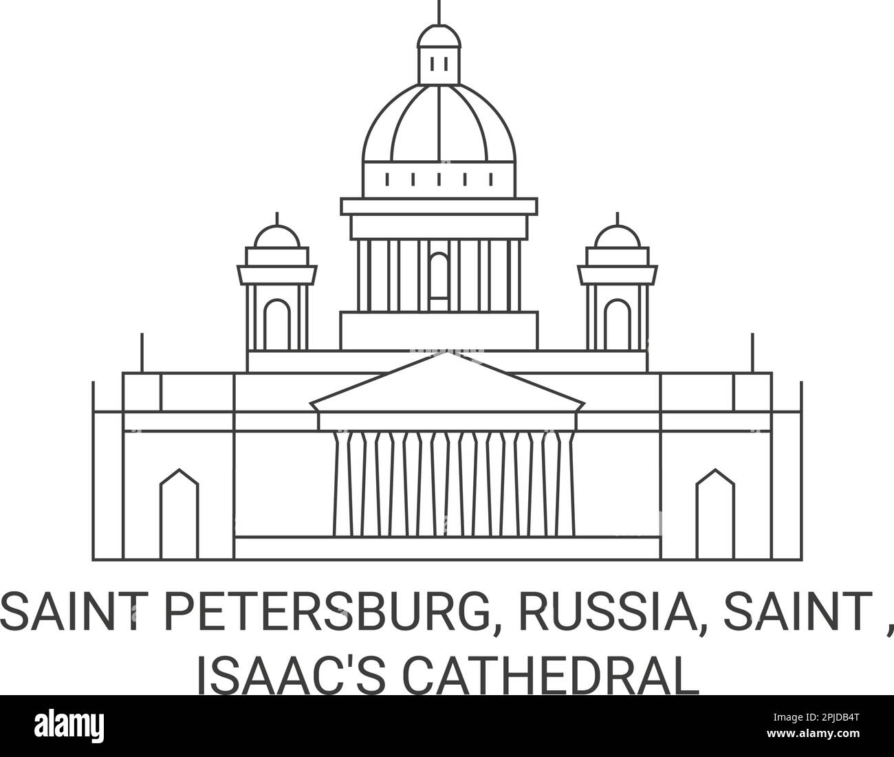 Russia, Saint Petersburg, Saint , Isaac's Cathedral travel landmark
