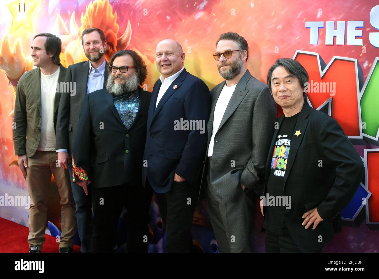 Los Angeles, USA. 02nd Apr, 2023. Chris Melendandri, Shigeru Miyamoto at  The Super Mario Bros. Movie Special Screening held at the Regal LA Live,  Los Angeles, CA, April 1, 2023. Photo Credit