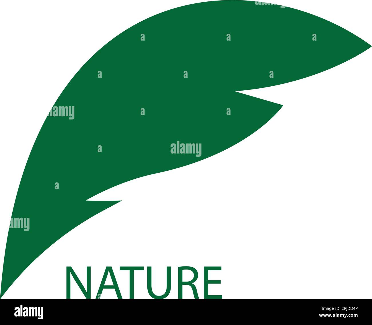 leaf logo icon vektor illustration design Stock Vector Image & Art - Alamy