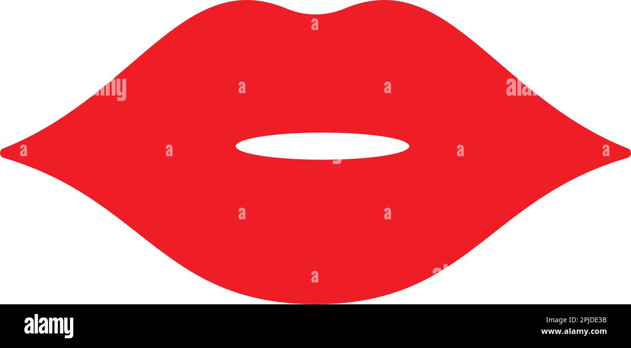 lips icon or logo sign symbol vektor illustration,high quality black ...