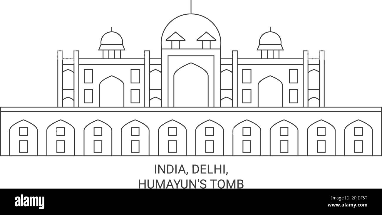 humayuns-tomb-sketch