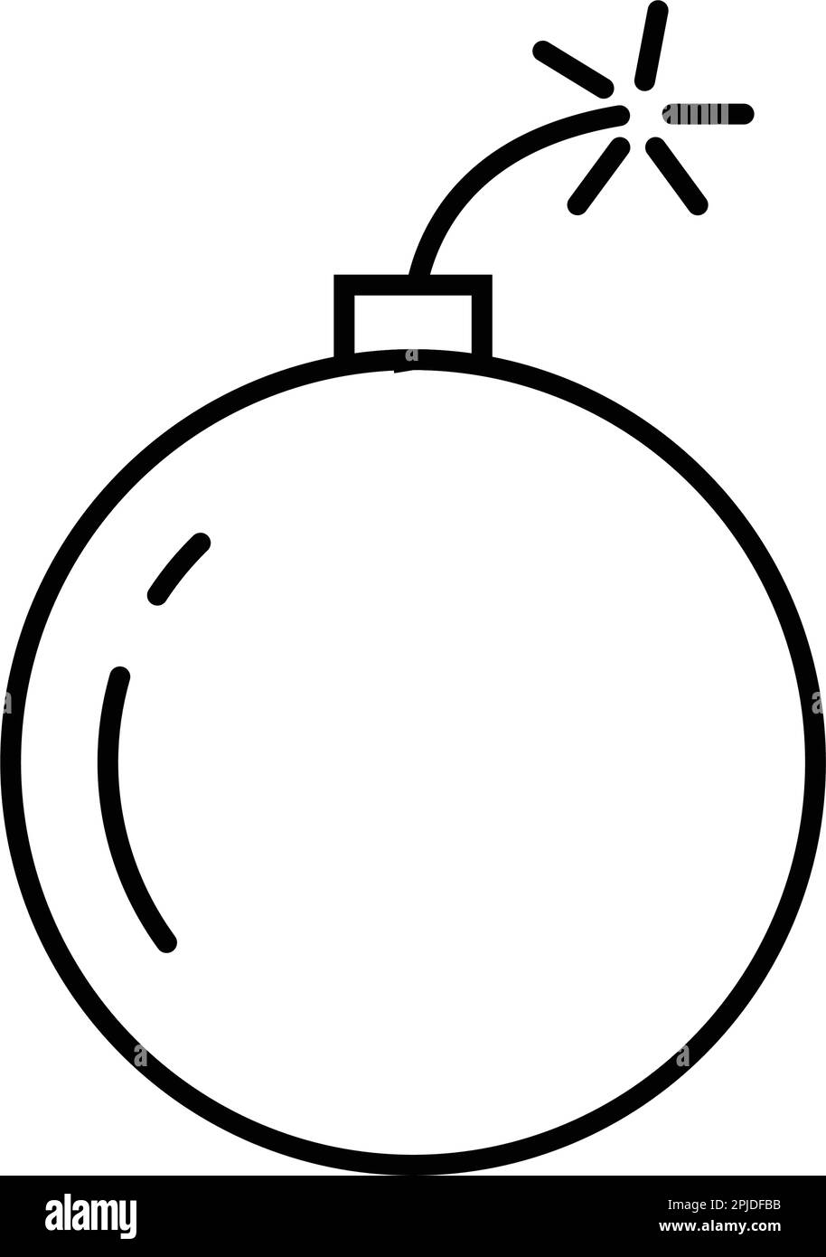 simple bomb icon vector design template Stock Vector Image & Art - Alamy