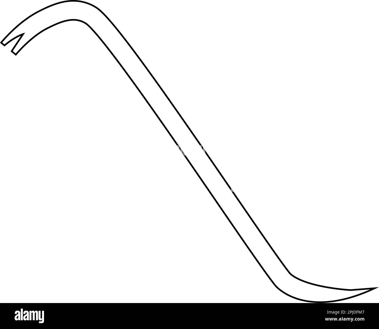 Crowbar icon. Crowbar symbol design from Construction collection