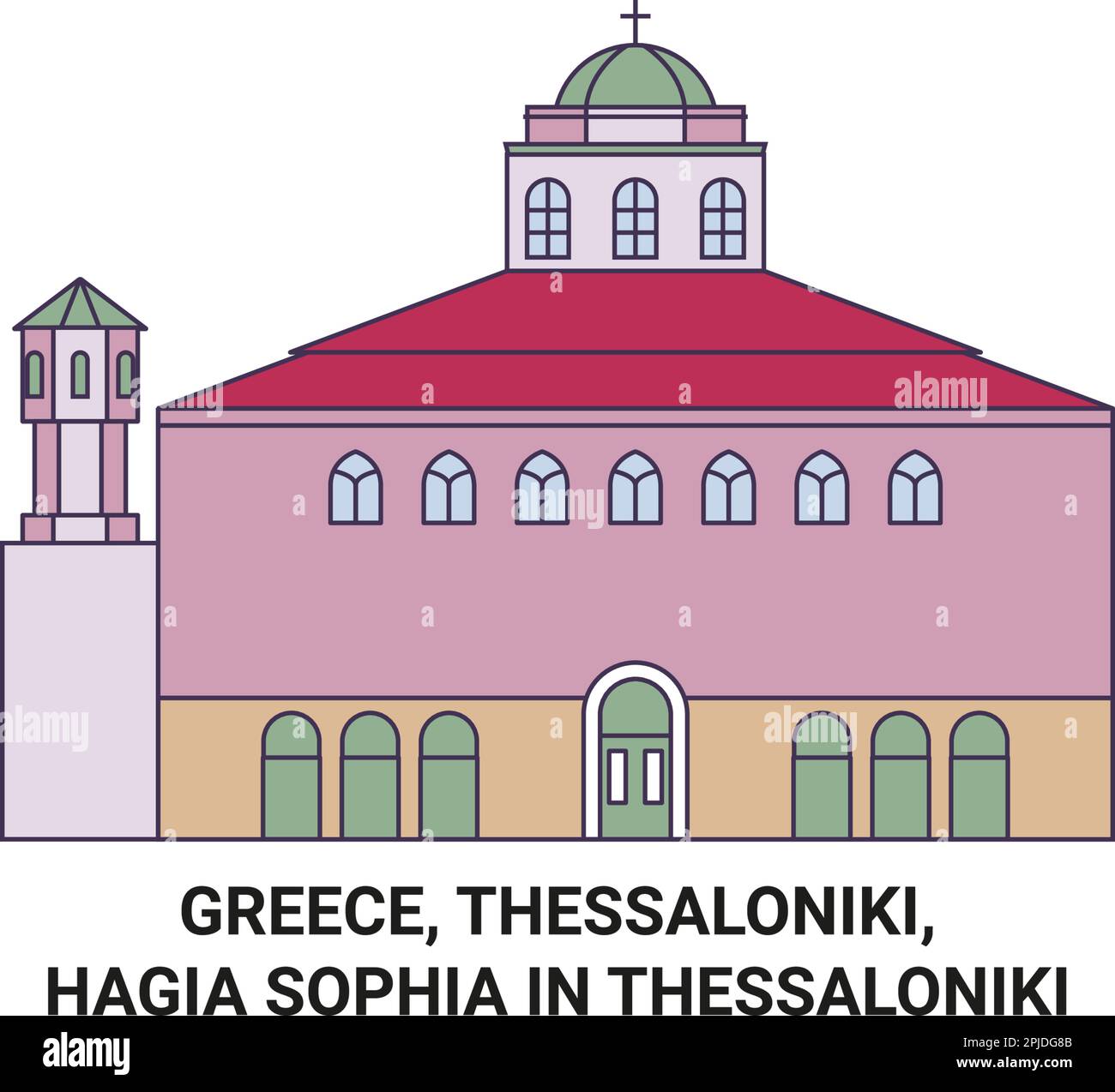 Greece, Thessaloniki, Hagia Sophia In Thessaloniki travel landmark ...