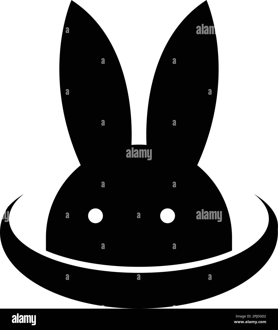 simple and elegant rabbit logo vector template Stock Vector Image & Art