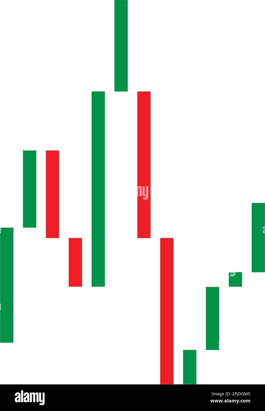 market volatility icon illustration design Stock Vector