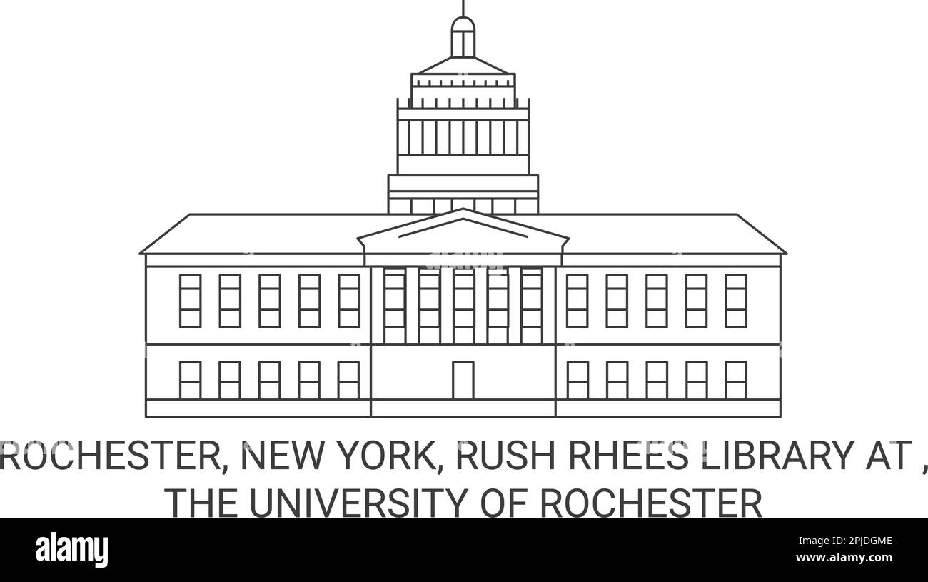 United States, Rochester, New York, Rush Rhees Library At , The
