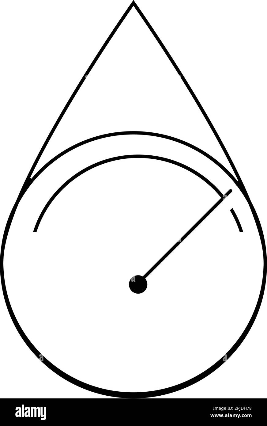 simple hydrometer logo illustration design Stock Vector Image & Art Alamy