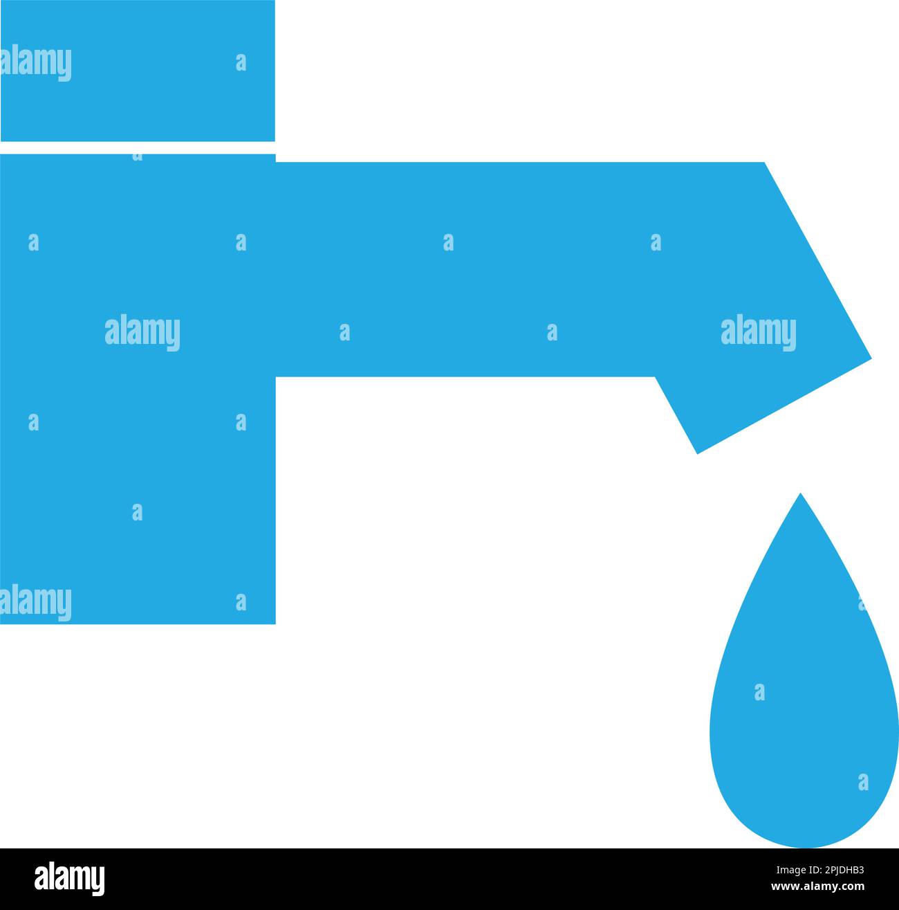 water drops from faucet icon illustration design Stock Vector Image ...