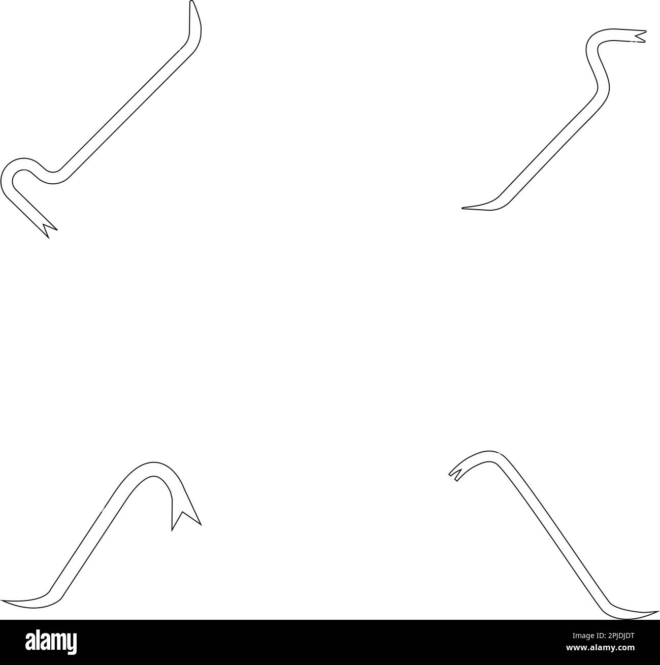 Crowbar icon. Crowbar symbol design from Construction collection