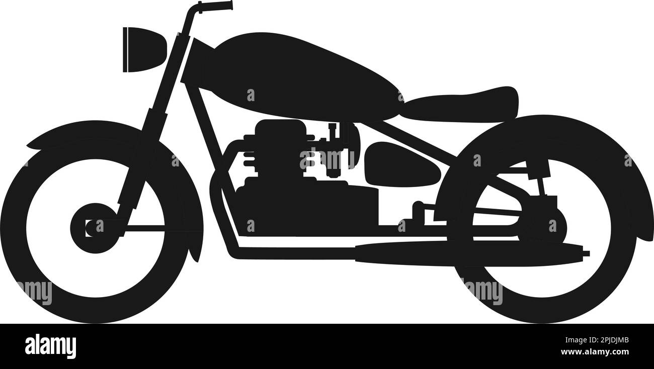 vintage motorbike icon vektor illustration design Stock Vector Image ...