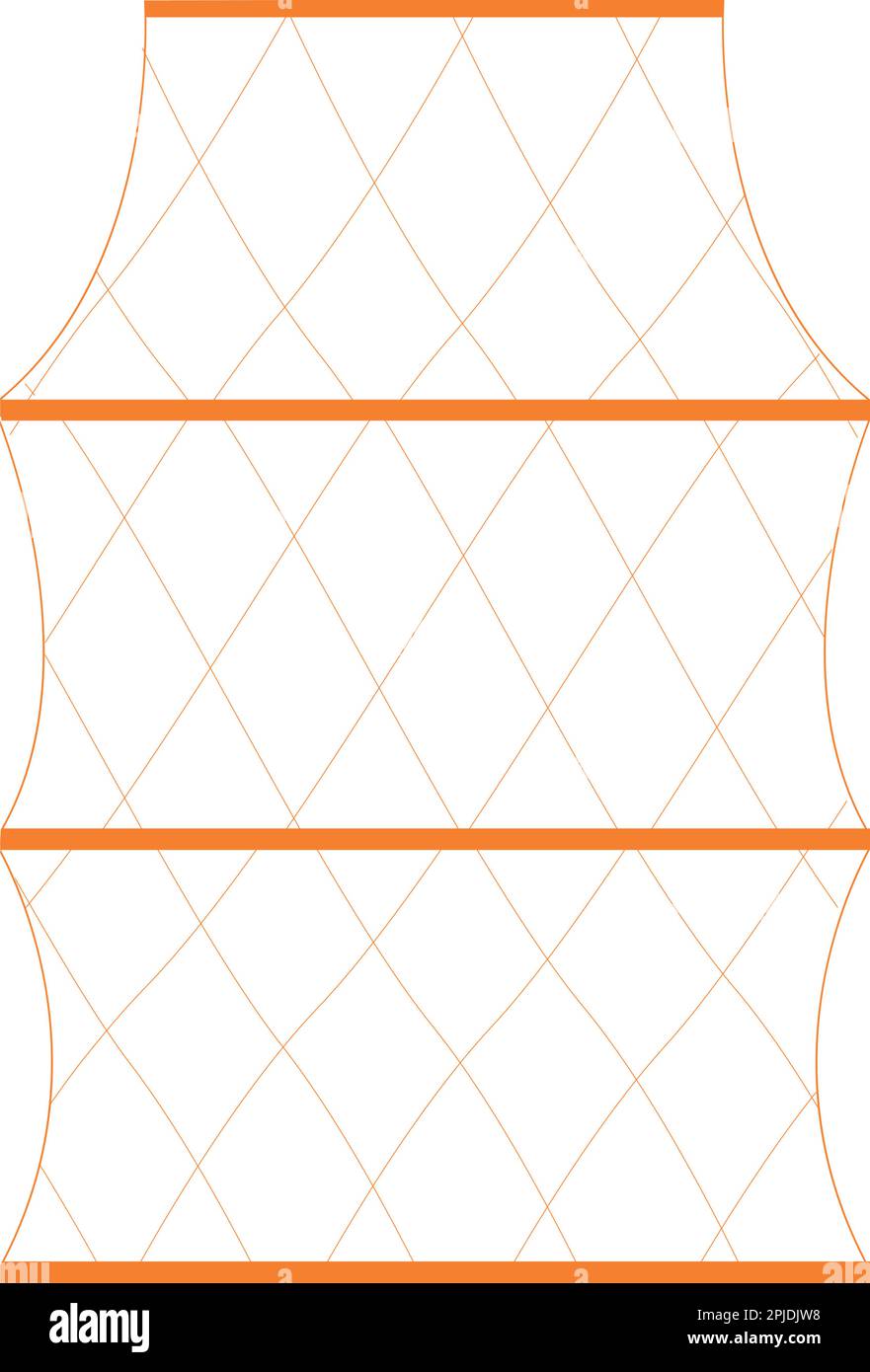 Fish net vector icon illustration sign for web and design Stock Vector