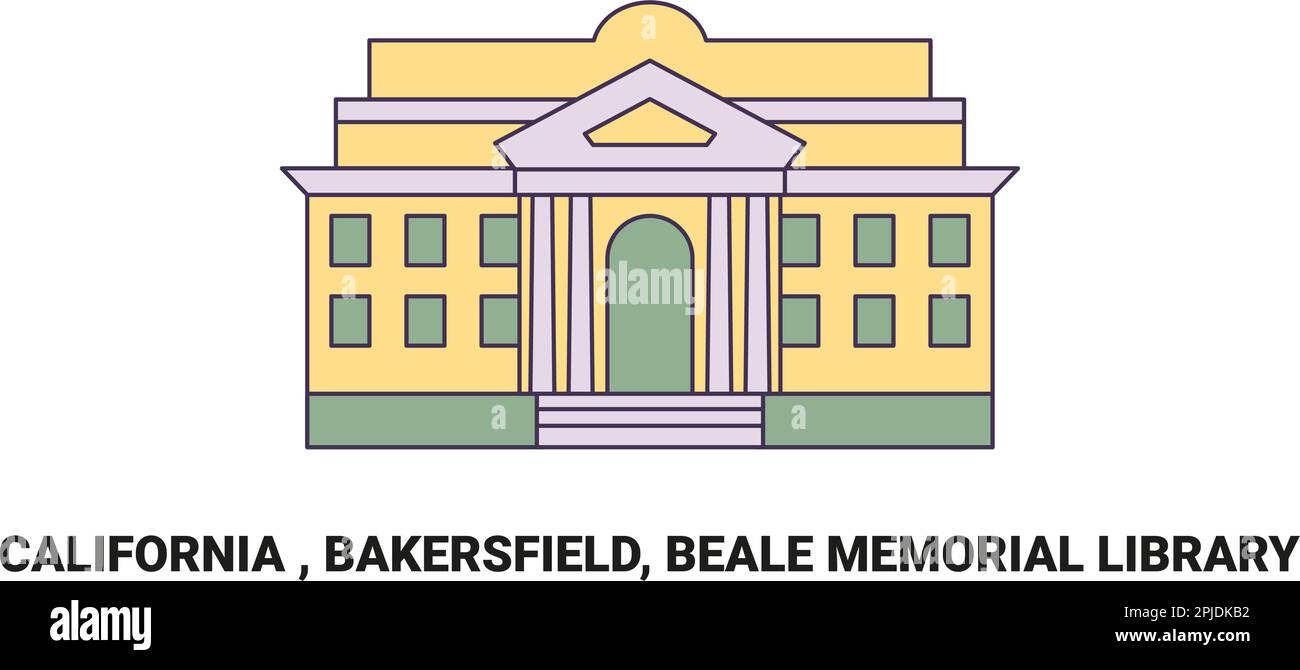 United States, California , Bakersfield, Beale Memorial Library, travel
