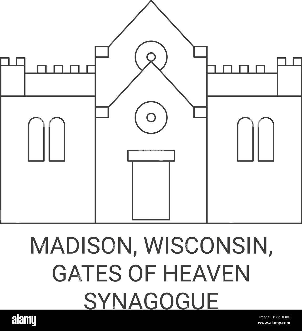 United States, Madison, Wisconsin, Gates Of Heaven Synagogue travel