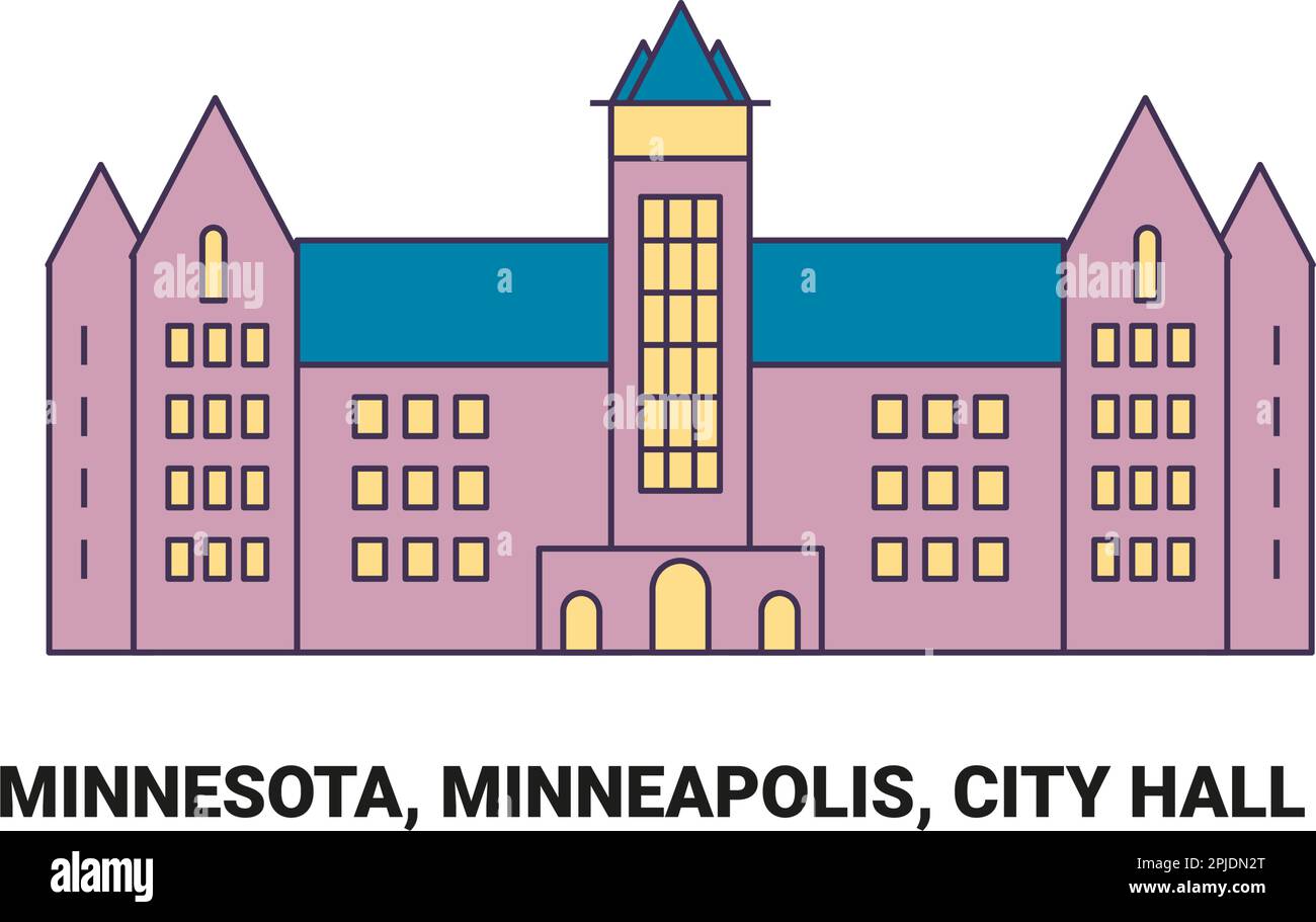Minneapolis city hall Stock Vector Images Alamy