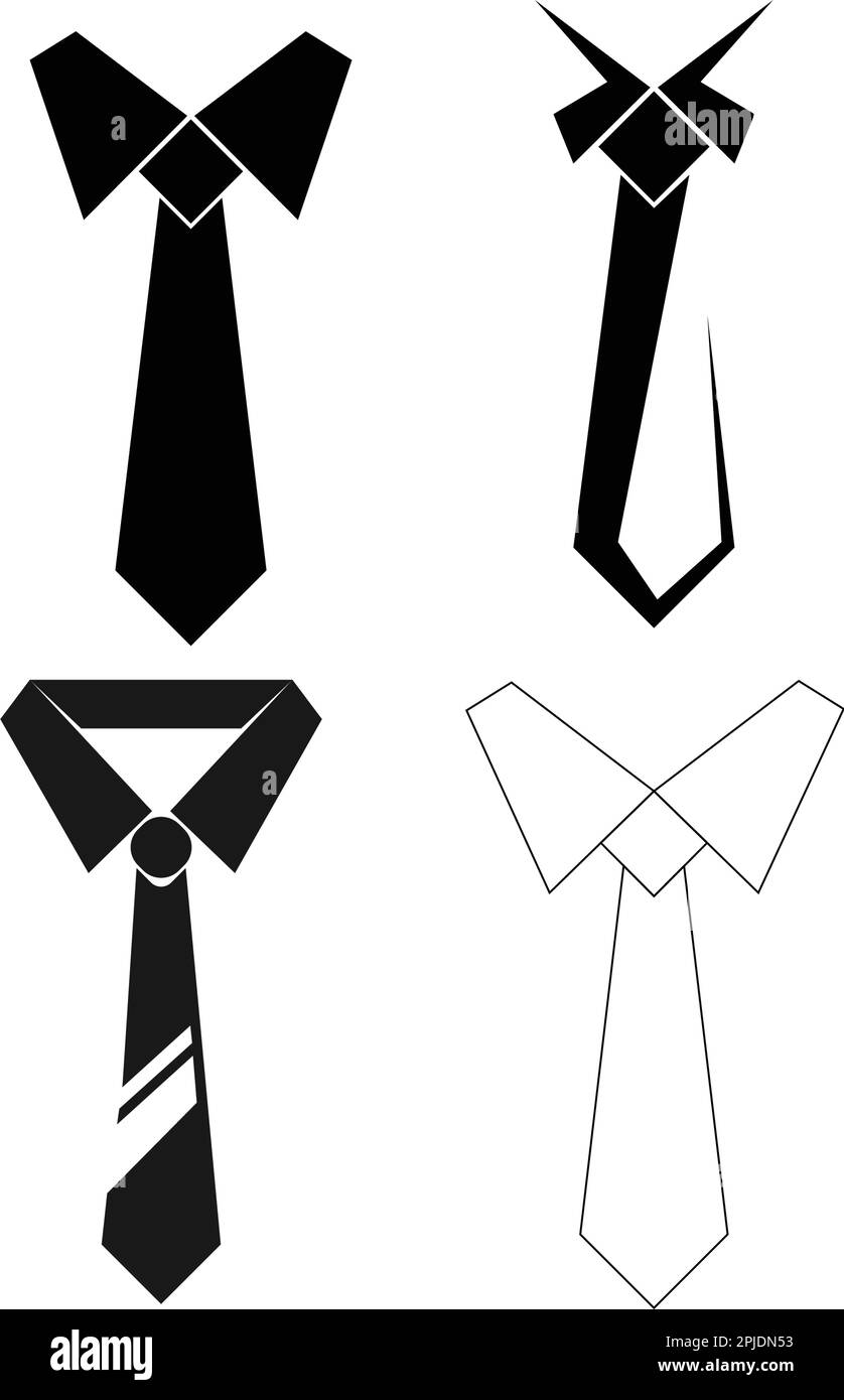 simple tie logo vector template Stock Vector Image & Art - Alamy