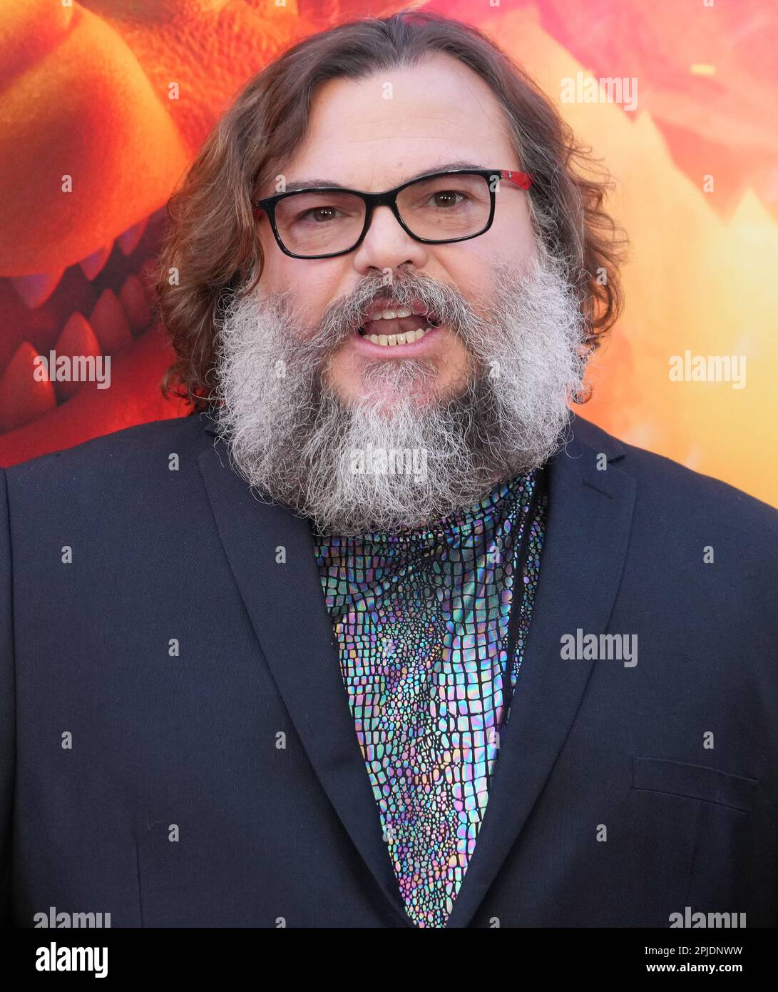 Jack Black 04/01/2023 The Special Screening of The Super Mario Bros. Movie  held at the Regal LA Live in Los Angeles, CA. Photo by I. Hasegawa / HNW/  Picturelux Stock Photo - Alamy