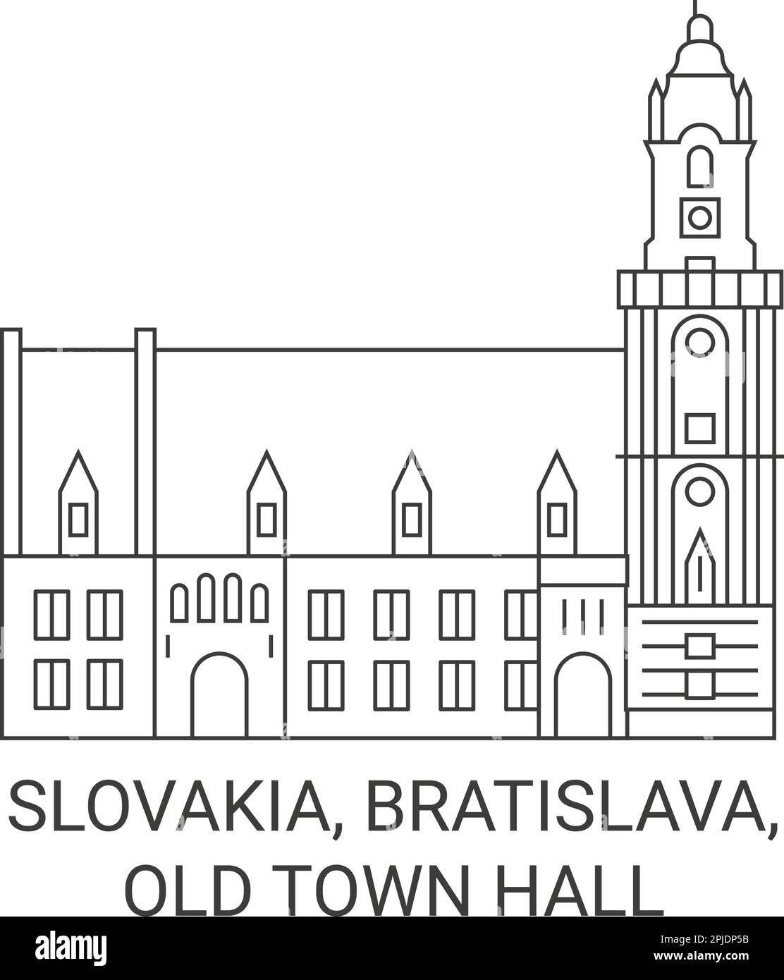 Bratislava square fountain slovakia stock vector images alamy