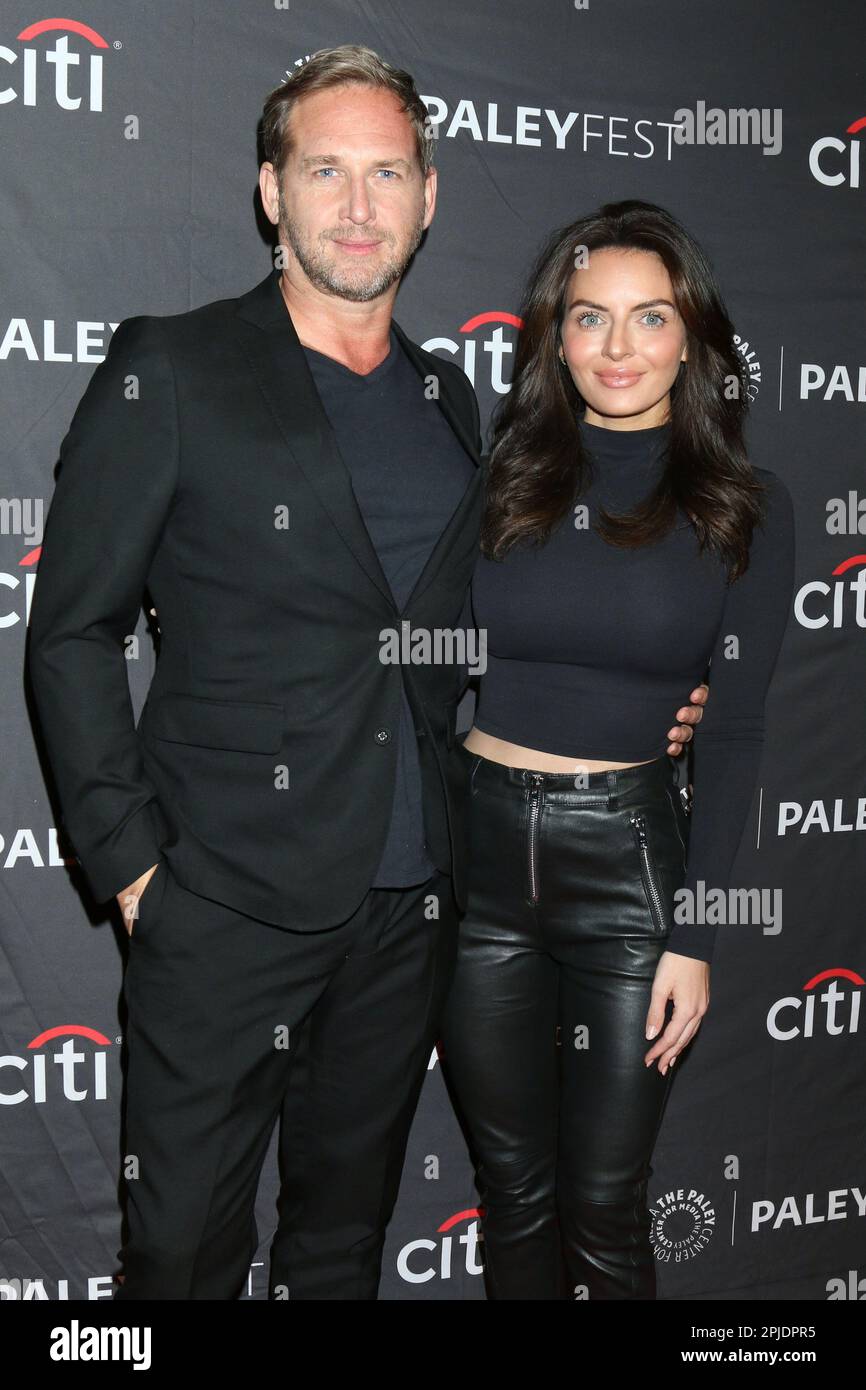 LOS ANGELES - APR 1:  Josh Lucas, Brianna Ruffalo at the 2023 PaleyFest - Yellowstone at the Dolby Theater on April 1, 2023 in Los Angeles, CA Stock Photo