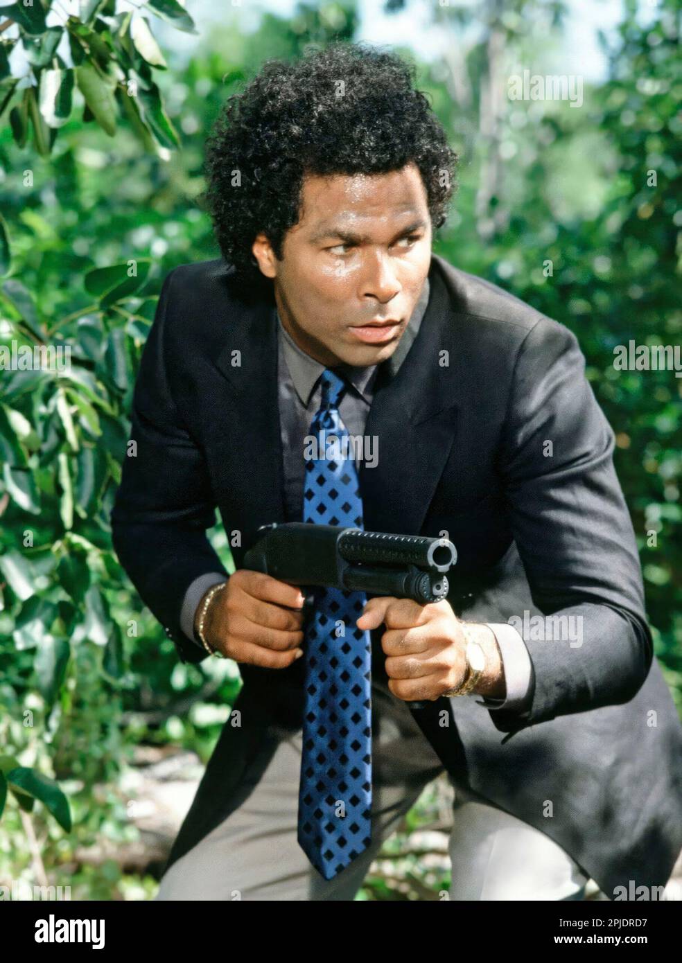 PHILIP MICHAEL THOMAS in MIAMI VICE (1984). Credit UNIVERSAL TV