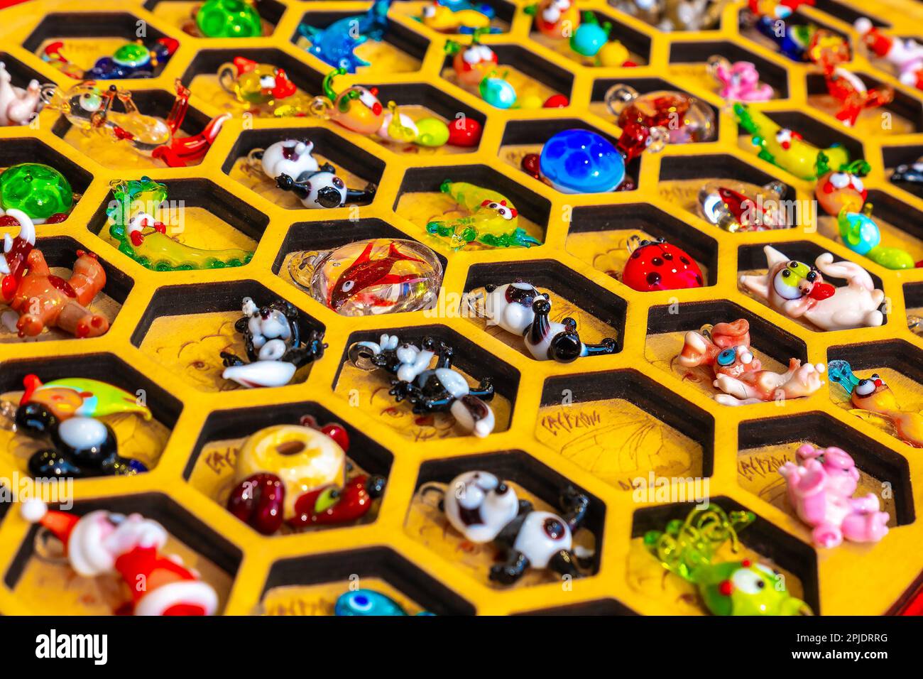 the famous working of glass of Murano also known as Glass on