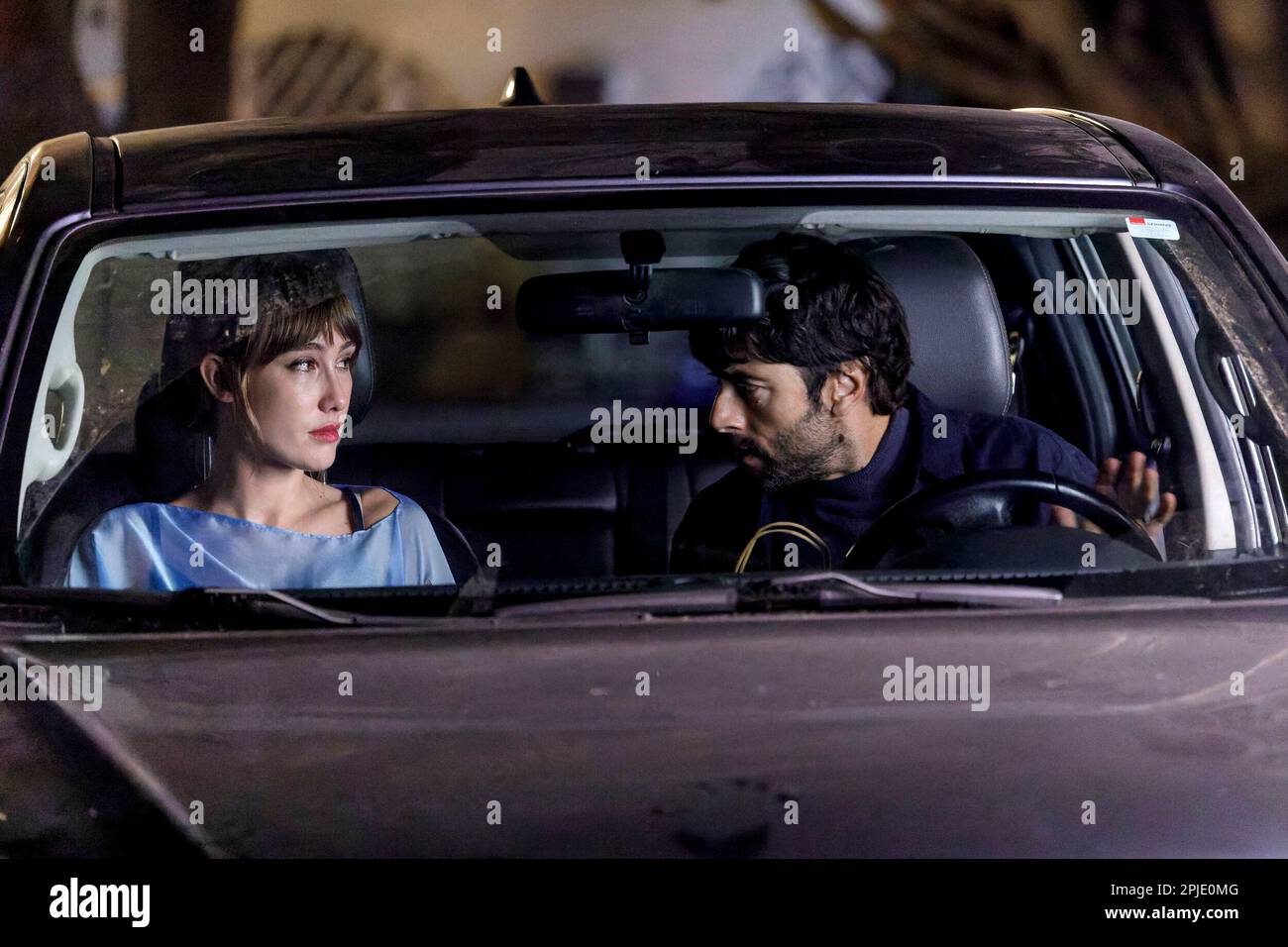 JAVIER REY and ALMUDENA AMOR in LA MUJER DORMIDA (2023), directed by