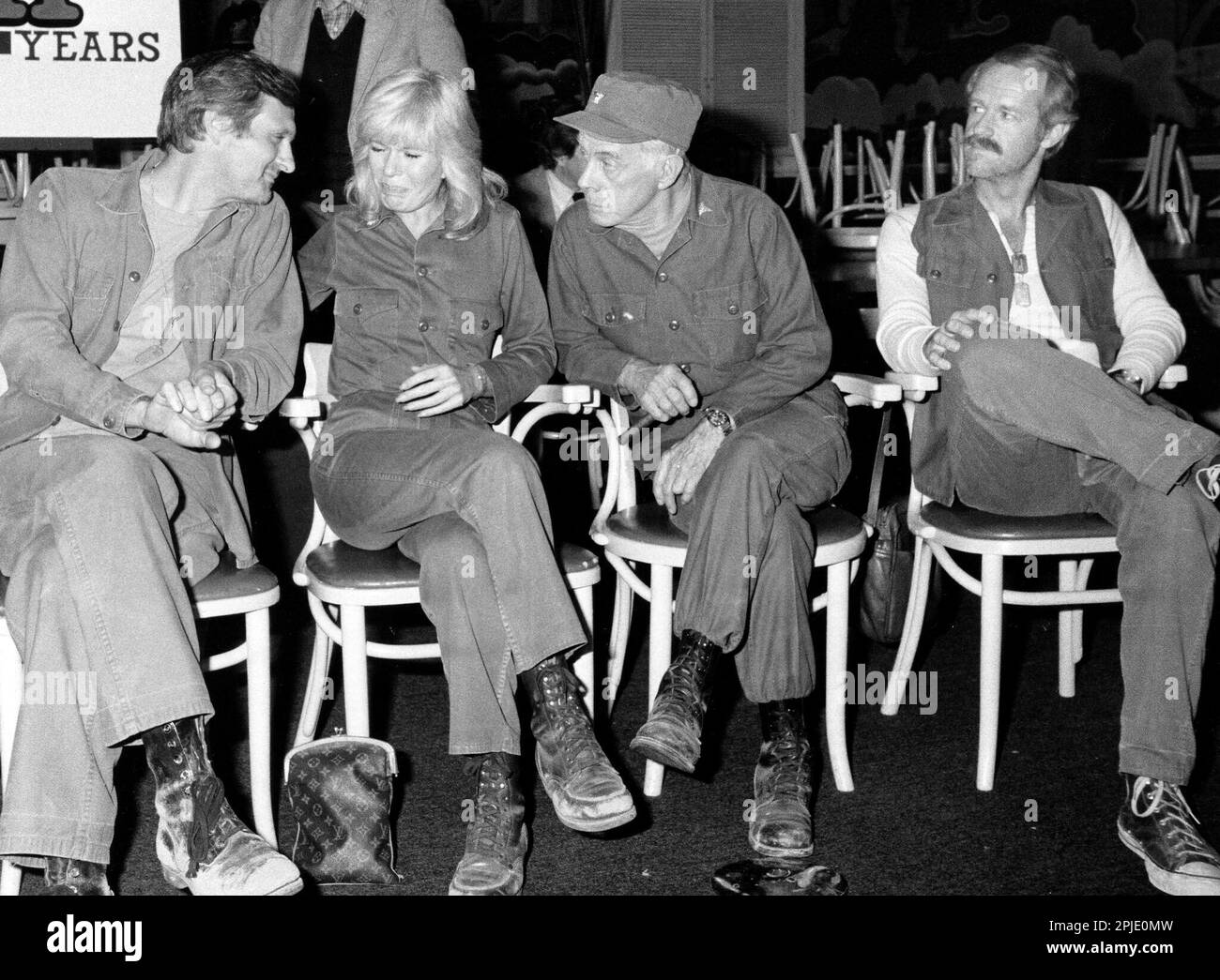 ALAN ALDA, HARRY MORGAN, LORETTA SWIT and MIKE FARRELL in M*A*S*H (1972