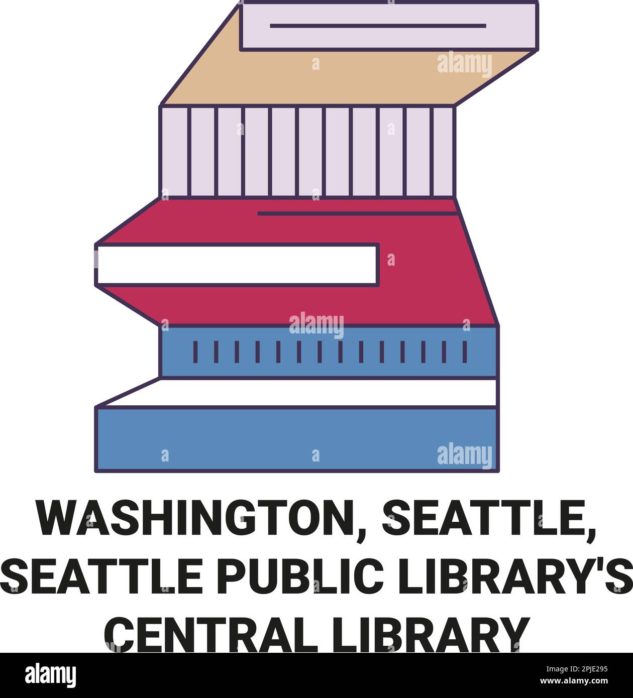 United States, Washington, Seattle, Seattle Public Library's Central ...