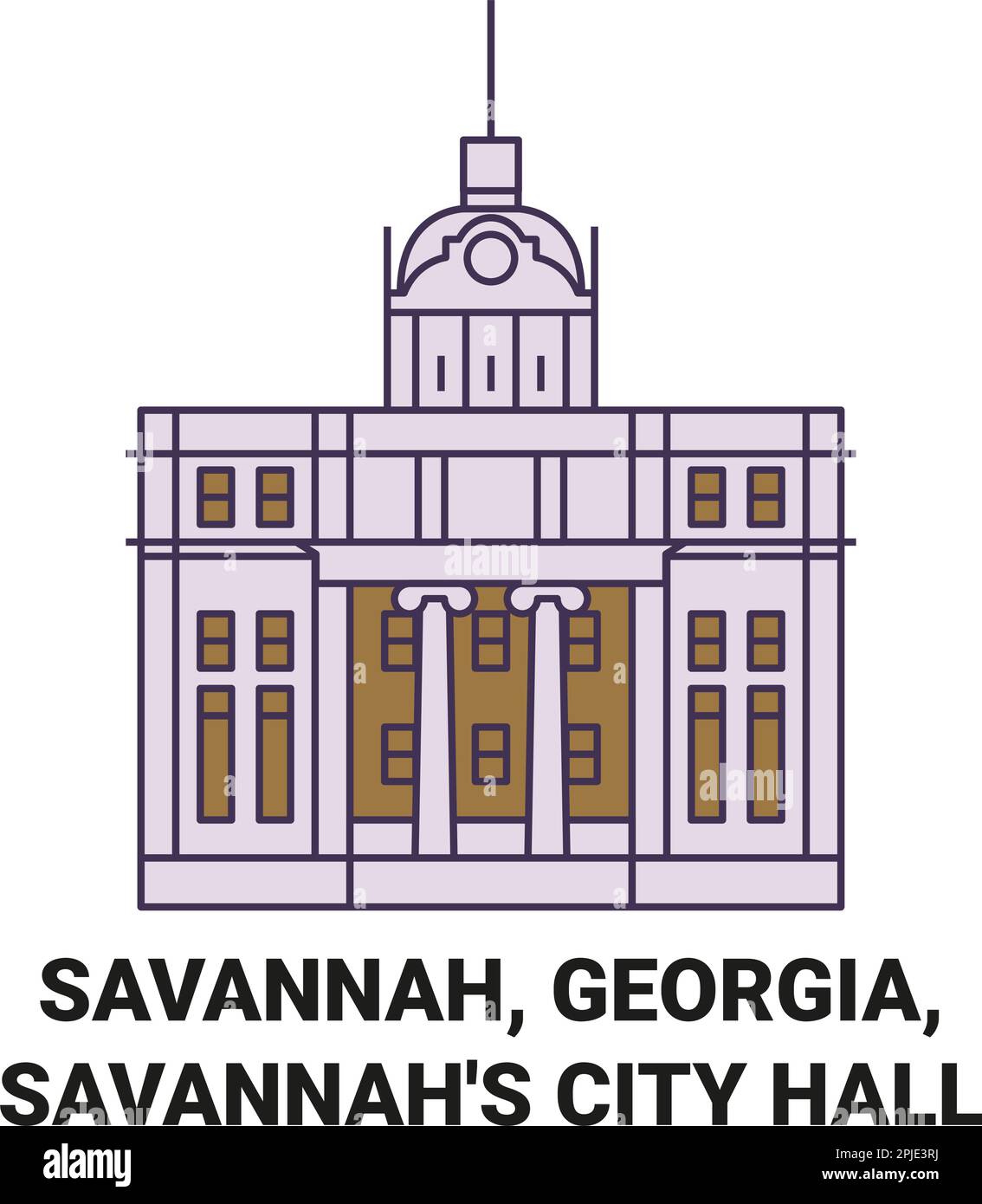United States, Savannah, Savannah's City Hall travel landmark